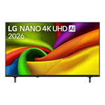 LG NANO85 AI, 50'', 4K UHD, LED LCD, must - Teler / 50NU850B3LA.AEU