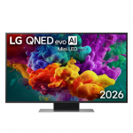 LG QNED87 evo AI, 50'', 4K UHD, QNED Mini LED, must - Teler / 50QNED87B3A.AEU
