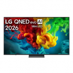 LG evo AI QNED83, 75'', 4K UHD, QNED Mini LED, must - Teler / 75QNED83B3A.AEU