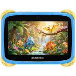 Blackview Link 1 Kids Mini WiFi6 7-inch 1024x600 HD+ 60Hz RK3562 2.0Hz 3GB+32GB 3000mAh Cam 2MP 5MP Stylus glass protector Handle Stand design Android 16 Brave Blue