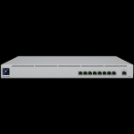 Ubiquiti USW-Mission-Critical switch with integrated 368Wh Lithium-ion battery, capable of providing uninterruptible power for 8 devices.