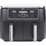 Ninja Foodi MAX Dual Zone, 9.5 L, 2470 W, must - Kuuma&otilde;hufrit&uuml;&uuml;r / AF400EU