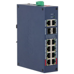 ZARZĄDZALNY SWITCH PRZEMYSŁOWY POE CHS4212-8GT-110 8-PORTOWY + 2X UPLINK + 2X SFP DAHUA