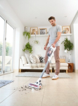 Black & Decker BHFEA515J stick vacuum/electric broom Battery Dry Cyclonic Bagless 0.5 L Orange, White 1.5 Ah