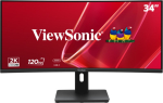 Viewsonic VA 34&rdquo; UWQHD Curved Monitor with KVM Switch