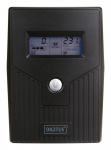 Digitus DN-170064-LCD uninterruptible power supply (UPS) Line-Interactive 0.8 kVA 480 W 2 AC outlet(s)
