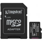 Kingston 256GB microSDXC Canvas Select Plus Gen3 150MB/s A1 Card + Adapter A-SDCS3/256GB