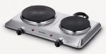 Severin DK 1014 hob Stainless steel Countertop 45.5 cm Sealed plate 2 zone(s)
