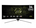 MSI MAG 345CQRF E20 computer monitor 86.4 cm (34") 3440 x 1440 pixels UltraWide Dual Quad HD Black