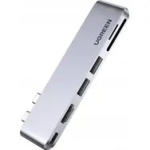 Ugreen 80856 laptop dock/port replicator 2 x USB 3.2 Gen 2 (3.1 Gen 2) Type-C Aluminium