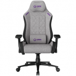 LORGAR CHA41, Ergonomic Gaming Chair Advanced, premium anti-stain fabric, Grey