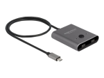 DeLOCK 11500 interface hub USB 3.2 Gen 2 (3.1 Gen 2) Type-C 10000 Mbit/s Grey