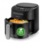 Emerio AF-129369 fryer Single 4.5 L Stand-alone 1300 W Hot air fryer Black