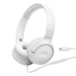 JBL Tune 520C, valge - K&otilde;rvapealsed k&otilde;rvaklapid / JBLT520CWHT