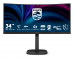 Philips 3000 series 34B2U3600C/00 computer monitor 86.4 cm (34") 3440 x 1440 pixels Wide Quad HD LCD Black