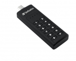 Verbatim Keypad Secure - USB 3.0 Drivecon tastierino d' accesso e crittografia dei dati - 128 GB - Black
