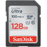 SANDISK Ultra 128GB SDXC Memory Card 100MB/s
