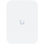 Ubiquiti UniFin U70IW Wall mounted WiFi 7 AP with 4 spatial streams and an integreated 2.5GbE PoE switch desined for hospitality enviorments