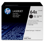 HP 64X 2-pack High Yield Black Original LaserJet Toner Cartridges