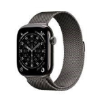 Apple Watch Series 11&Acirc; GPS + Cellular 46mm&Acirc; Slate Titanium Case with Slate Milanese Loop - S/M