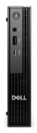Dell Pro Micro QCM1250/Core i3-14100T/8GB/512GB SSD/Integrated/WLAN + BT/W11Pro/ 3yrs Prosupport