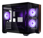 Cooler Master Elite 481 Wood Mini Tower Black