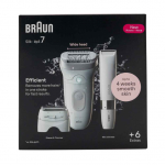 Braun Silk-&eacute;pil 7 7-441 40 tweezers Silver, White