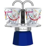 Bialetti Mini Express Kandinsky Moka pot Blue, Silver