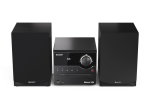 Sharp XL-B512(BK) Hi-Fi Micro System, CD/FM/USB/Bluetooth v5.0, 45W, Black Sharp | Hi-Fi Micro System | XL-B512(BK) | USB port | AUX in | Bluetooth | CD player | Black | FM radio | Wireless connection