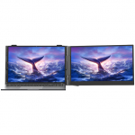 Portable monitor Blackview SCM6 Single Screen 14inch 1920x1080 16:9 LCD 60Hz IPS 178 USB-C 3.1x3 for 13-17.3 inch laptops 332x207x15.6mm Grey Black