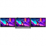 Portable monitor Blackview DCM8 Dual Screen 15.3inch 1920x1200 16:9 LCD 60Hz IPS 178 USB-C 3.1x3 TypeC PD3.0 FCx1 364.4x237.43x21mm Grey Black