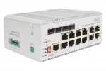 Digitus 8 port Gigabit Ethernet network PoE switch, industrial, L2 managed, 4 SFP uplink