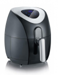 Severin 2430 Single 3.2 L Stand-alone 1500 W Hot air fryer Black, Stainless steel