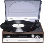 Denver VPR-190MK2 Retro Turntable with Radio and Built-in Speakers