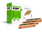 KMP B-T125X toner cartridge 3 pc(s) Compatible Cyan, Magenta, Yellow