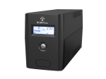 Zasilacz awaryjny UPS 800VA/480W, 220V/50Hz, obudowa Tower, LCD, 2&times;CEE 7/3, USB, akumulator VRLA 1&times;9Ah, kabel USB A-B 1.2 m, kabel zasilający CEE 7/7 1.4 m ALANTEC