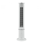 Aroma Tower fan, 45W, Fully Detachable for Easy Cleaning, Built-in Essential Oil Diffuser, Air flow: 38.3 m3/min, 2 Wind modes - Normal/Sleeping, 4 speed settings, 7h timer, Multi-angle Remote control, Oscillation 70, white color, 1032x275x275