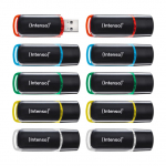 Intenso 3511561 USB flash drive 8 GB USB Type-A 2.0 Black, Red, Green, Transparent, Yellow, Blue