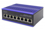 ASSMANN Electronic DN-650108 network switch Fast Ethernet (10/100) Power over Ethernet (PoE) Black, Blue