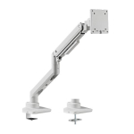 Equip 17"-49" Heavy-Duty Monitor Desk Mount Bracket, White