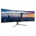 LC-Power LC-M49-DQHD-120-C-Q computer monitor 124.5 cm (49") 5120 x 1440 pixels UltraWide Quad HD QLED Black