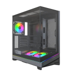 Montech Sky 3 PC Case, Mid Tower, ATX, ARGB, Tempered Glass - Black