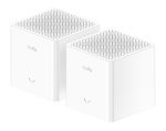 Cudy AC1200 Mesh Wi-Fi System, M1200 2.0, 2-Pack Dual-band (2.4 GHz / 5 GHz) Wi-Fi 5 (802.11ac) White Internal