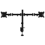 Equip 13"-27" Articulating Dual Monitor Desk Mount Bracket WLONONWCRPNSS