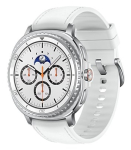 Samsung Galaxy Watch 8 Classic 3.3 cm (1.3") AMOLED 46 mm Digital 438 x 438 pixels Touchscreen Silver Wi-Fi GPS (satellite)