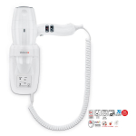 Seinale kinnitatav f&ouml;&ouml;n Valera Silent Jet PROTECT 2000 Shaver / 586.10/044.06WHITE