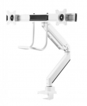 NEOMOUNTS FLAT SCREEN DESK MOUNT (10-32") DESK CLAMP/GROMMET F-NM-D775DXWHITE