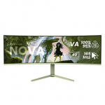 Arozzi Nova 49&rdquo; Curved computer monitor 124.5 cm (49") 5120 x 1440 pixels Dual QHD LED Green