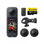 Insta360 X5 Motorcycle Bundle, 8K, 360&ordm;, must - Seikluskaamera / CINSAAHA/MOTO