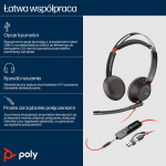 Poly Blackwire 5220 USB-C zertifiziert fĂĽr Skype/MS Teams